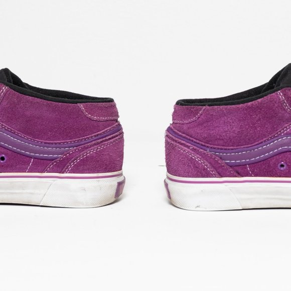 Vintage Vans Holder Mid TB4R Purple Suede Skate - Picture 6 of 13